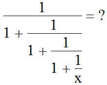 A complicated fraction